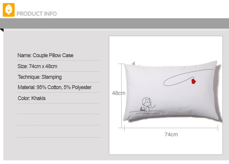 couple pillow case