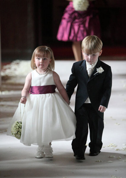 bridemaid and pageboy