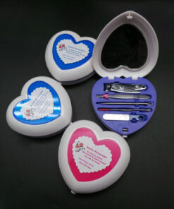 love shaped manicure set