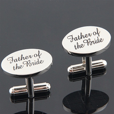 father of the bride cuff links