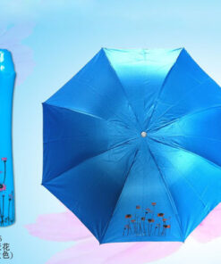 Blue Rose Vase Umbrellas