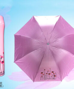 Pink Rose Vase Umbrella