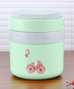 bento lunch box green