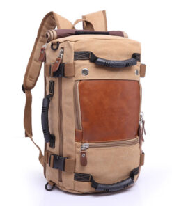 brown backpack