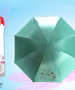 green rain umbrella
