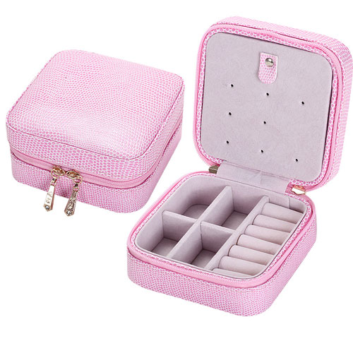 jewelry storage box pink
